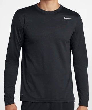Mens Nike Dry Fit Long Sleeve Black