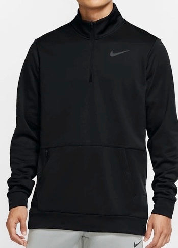 Mens Nike Therma Fit Long Sleeve Black Quarter Zip