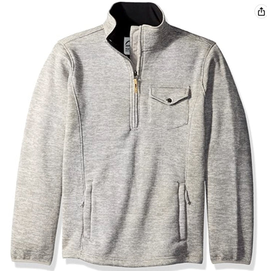 Mens Old Faithful Qtr Zip Sweater